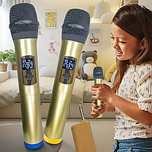 Набір бездротових блютуз караоке-мікрофонів Shure SM-820A (ЖЯ)