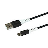 Кабель HOCO micro usb X82 Silicone 2.4A (1 метр), фото 5