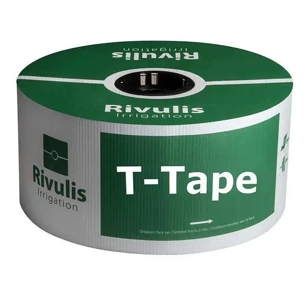 Крапельна стрічка T-Tape 8 mil 20 см 5 л/год 2300 м, фото 1