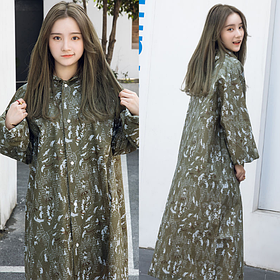 Плащ дощовик для підлітків або дорослих "Ведмедики" Зріст 170 см (14008)