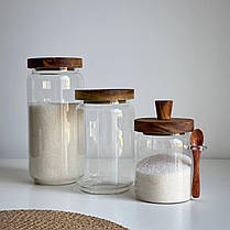 Банки для зберігання кави 800мл Ємність для кави з кришкою Банка для кави Контейнер для зберігання кави з кришкою, фото 2