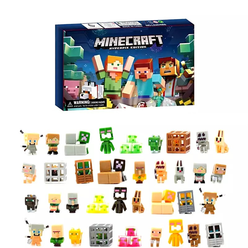 Адвент-календар Персонажі комп'ютерної гри (24 фігурки) LZMH 009-3, фото 1