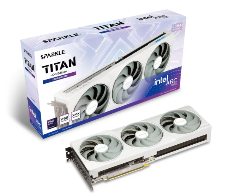 Відеокарта Sparkle Arc B580 Titan Luna OC 12GB GDDR6 (1A1-S00428700G)
