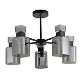 Люстра Ardero BL1150-1 OLIVIA під лампу чорний, фото 2