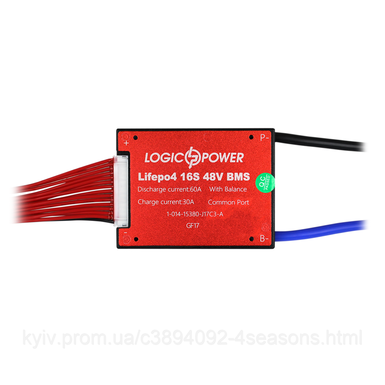 BMS плата LP LiFePO4 48V 16S Dis 60A Ch 30A, фото 1