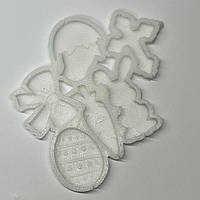 Силіконовий молд для льодяників Великодній набір