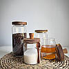 Баночки для кухні Баночка для цукру Банки для солі та цукру Банки для зберігання кави Банку для меду з ложкою, фото 7