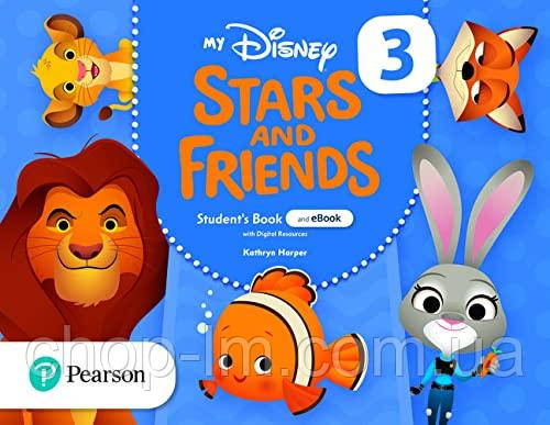 My Disney Stars and Friends 3 Student's Book + eBook + digital resours / Навчитель англійської для дітей