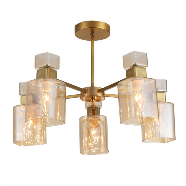 Люстра Ardero BL1150-2 OLIVIA під лампу золото, фото 1