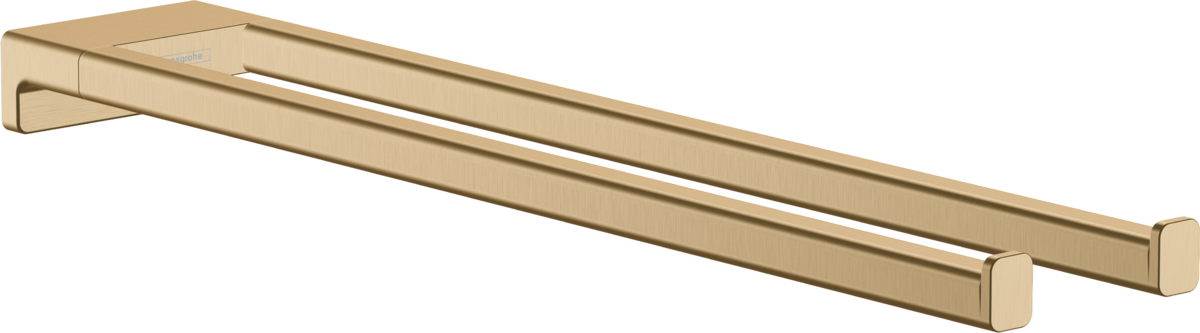 AddStoris Рушникотримач 44.5 см подвійний нерухомий Brushed Bronze (41770140)