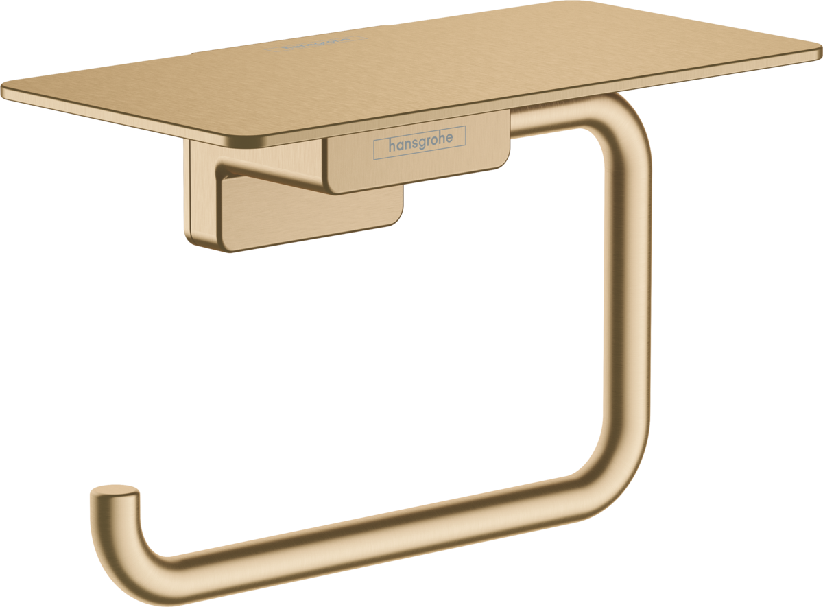 AddStoris Тримач паперу з полицею Brushed Bronze (41772140)