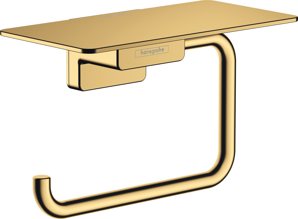AddStoris Тримач паперу з полицею Polished Gold Optic (41772990)
