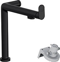 Змішувач Aqittura M91 FilterSystem 240 1jet кухонний, Matt Black (76804670)