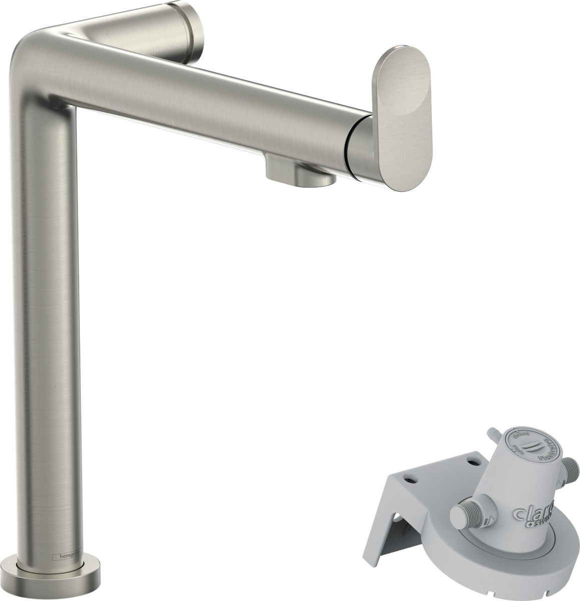 Змішувач Aqittura M91 FilterSystem 240 1jet кухонний, Stainless Steel Finish (76804800)
