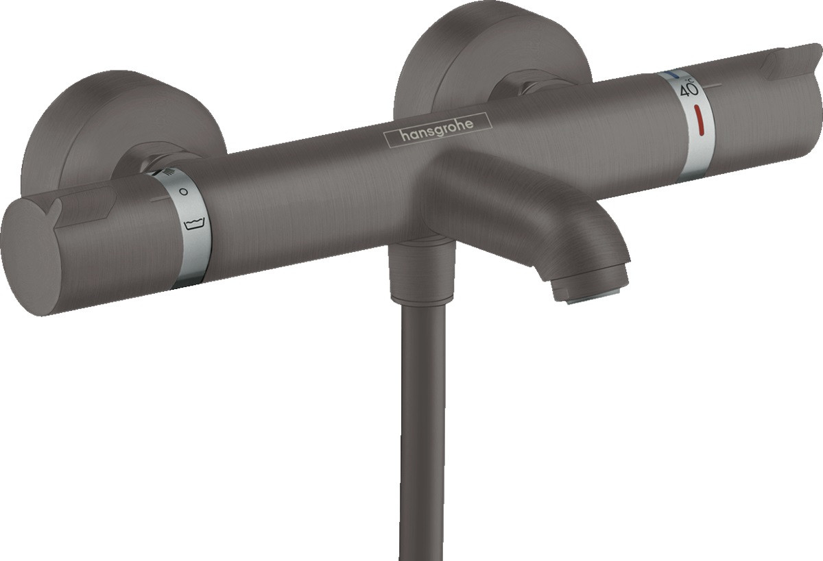 Змішувач з термостатом для ванни Ecostat Comfort, Brushed Black Chrome (13114340)