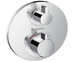 Термостат прихованого монтажу Ecostat S, запірно-перемикаючий вентиль, 2-ох режимний, Chrome (15758000)