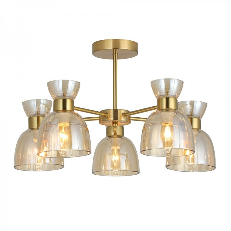 Люстра Ardero BL1250-2 MARSEILLE під лампу золото, фото 1