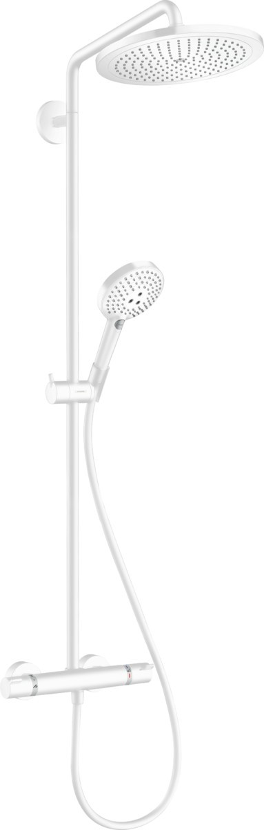 Душова система Croma Select S 280 1jet Showerpipe з термостатом Matt White (26890700)