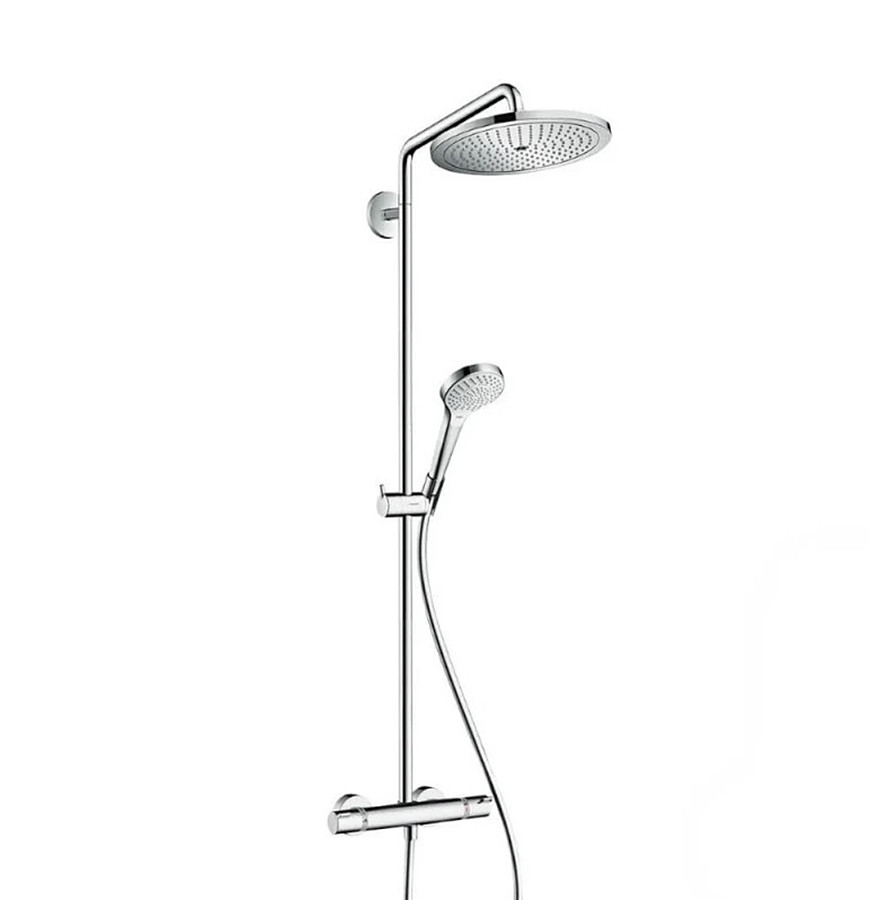 Душова система Croma Select S 280 RainAir 1jet Showerpipe для душу з термостатом, колір - хром (26790000)