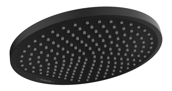 Верхній душ Crometta S 240 1jet, EcoSmart, 9л/хв, Matt Black (26724670)