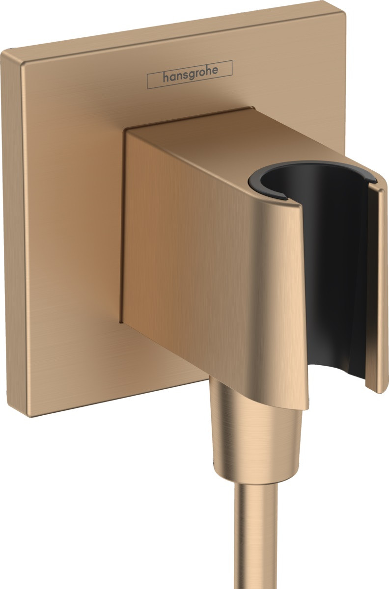 Шлангове під'єднання FixFit Porter E з тримачем Brushed Bronze (26889140)