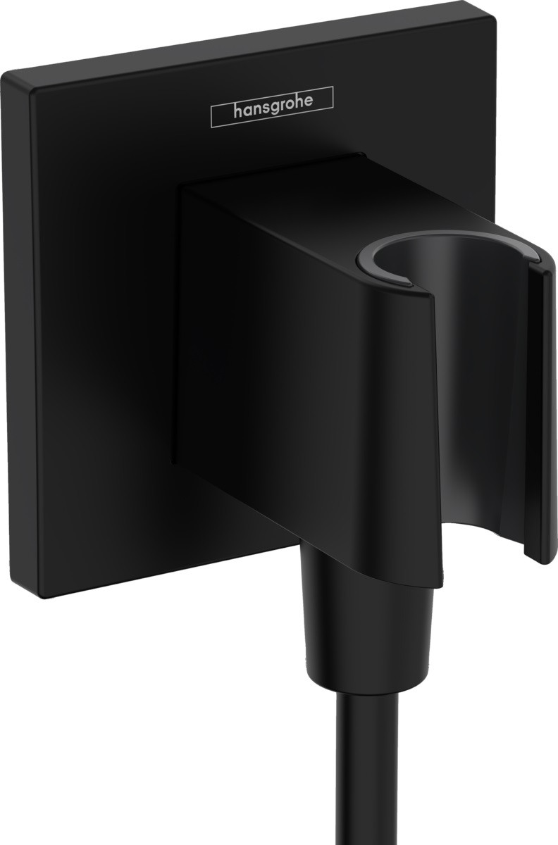 Шлангове під'єднання FixFit Porter E з тримачем Matt Black (26889670)