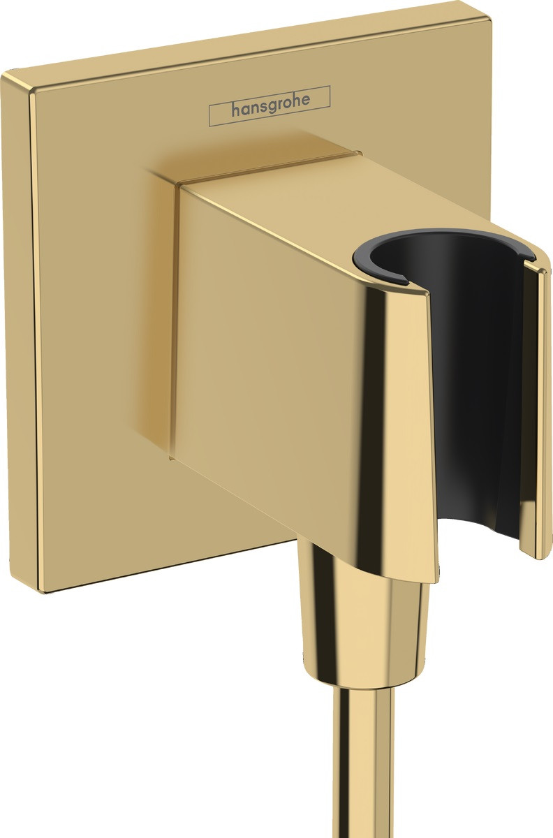 Шлангове під'єднання FixFit Porter E з тримачем Polished Gold Optic (26889990)