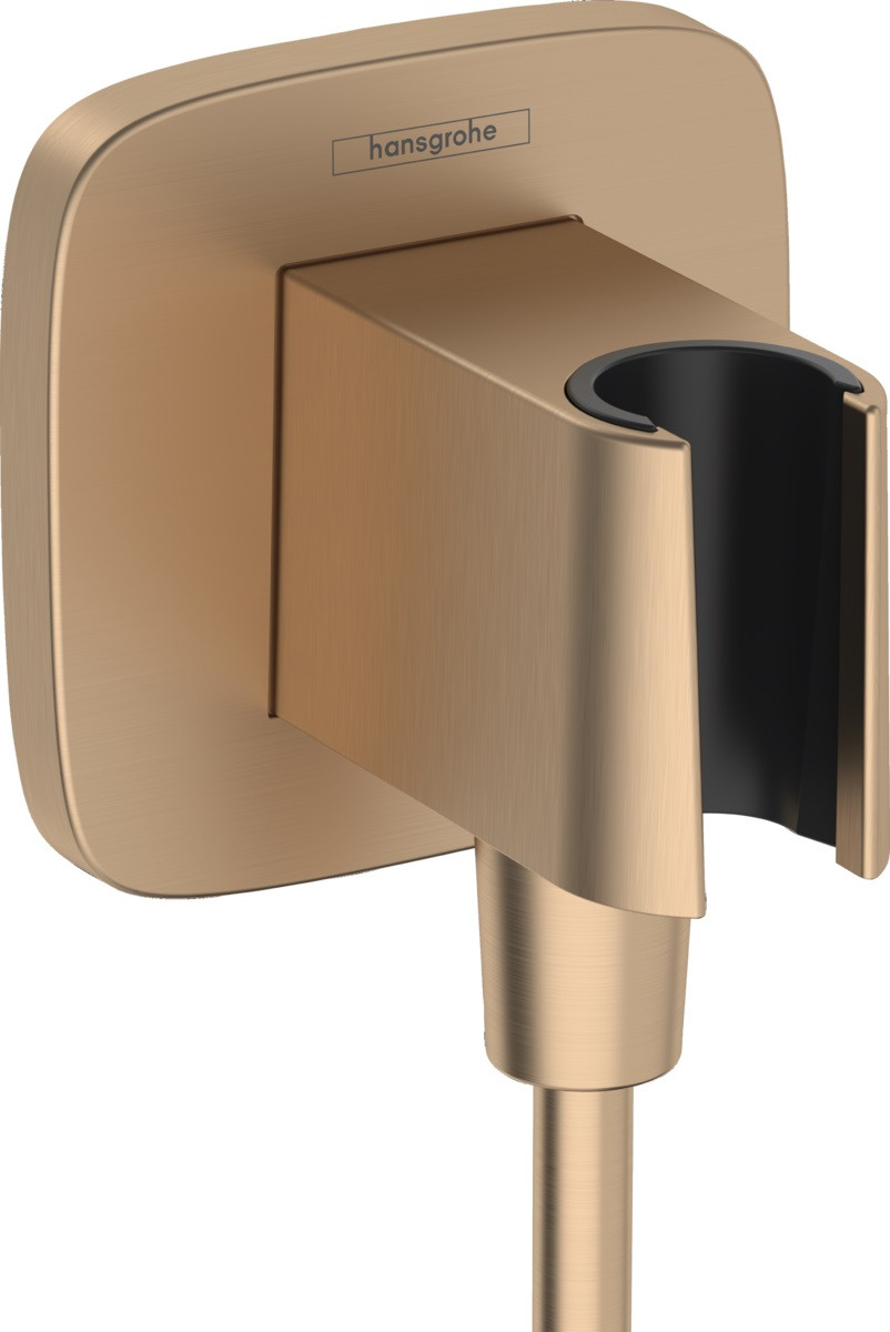 Шлангове під'єднання FixFit Porter Q з тримачем Brushed Bronze (26887140)
