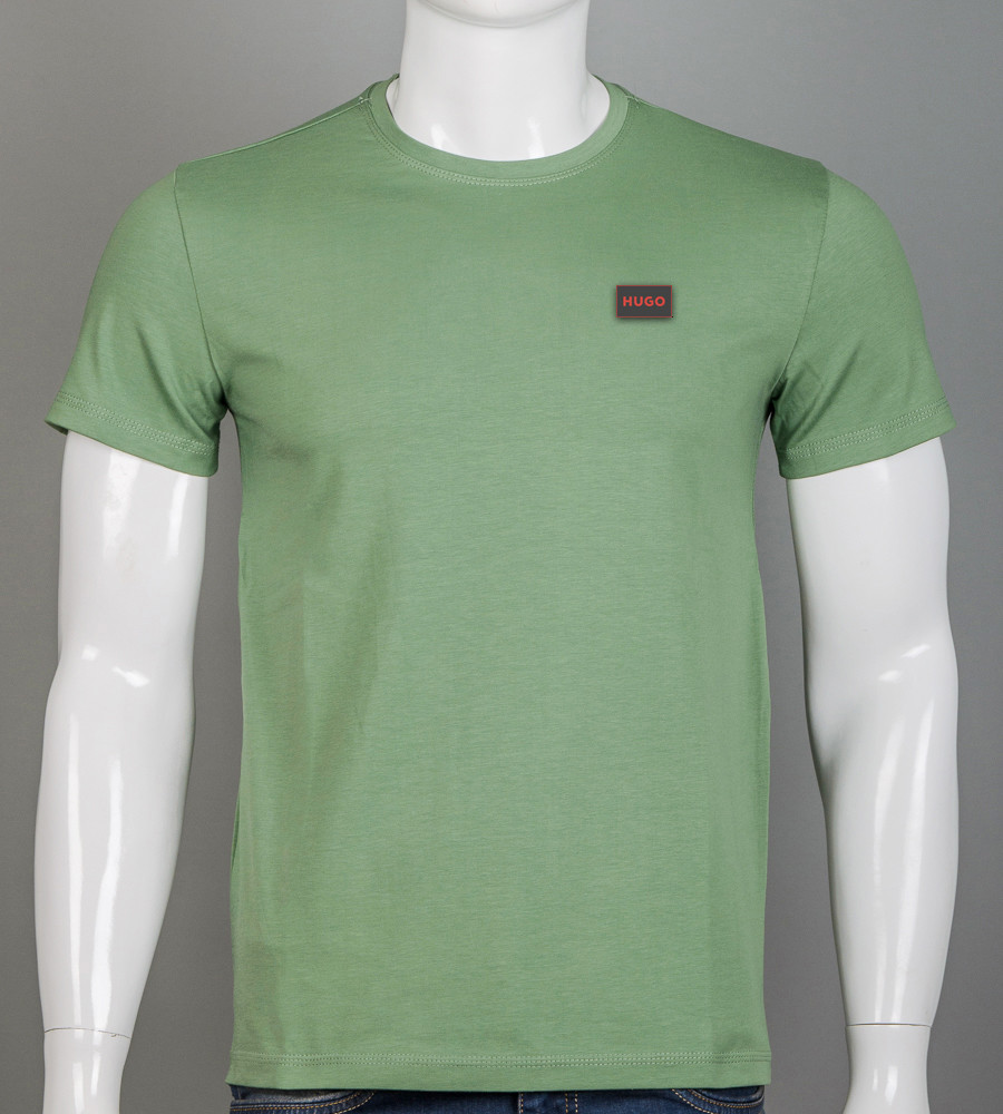 Футболка чоловіча Hugo 2504м (Уп.4шт M-XXL), Оливковий