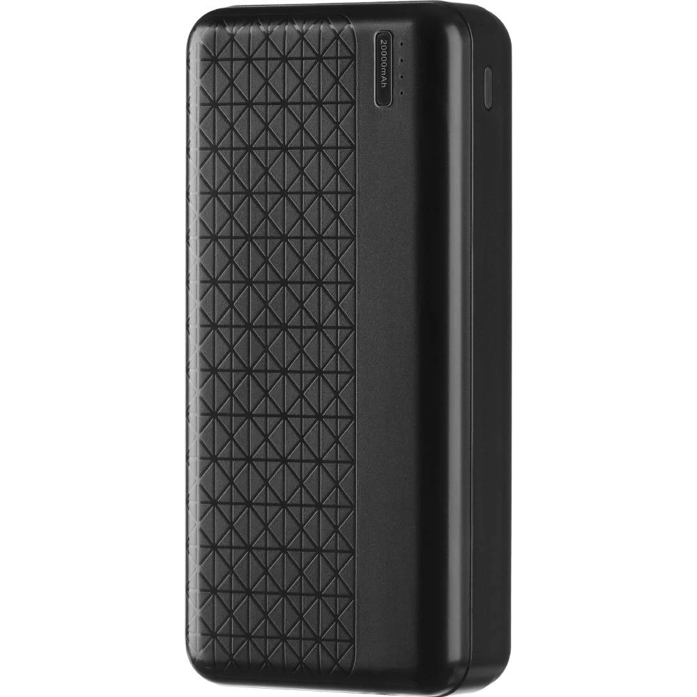 Універсальна мобільна батарея 2E Geometry PD+QC 3.0 20000mAh Black (2E-PB2072PD-BLACK), фото 1