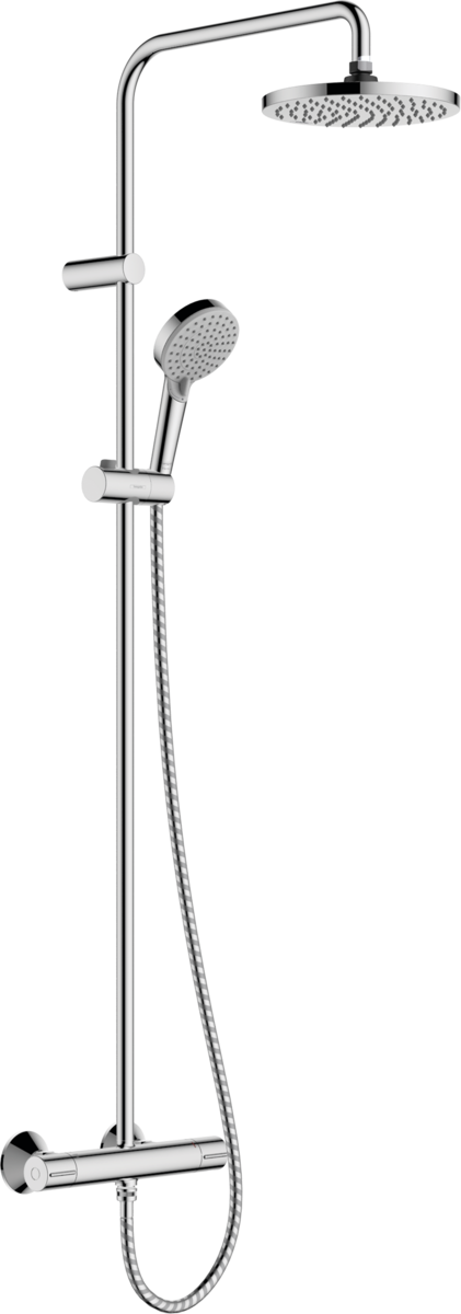 Душова система Vernis Blend Showerpipe 200 1jet з термостатом Chrome (26276000)