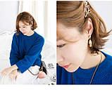 Шпилька для волосся Гілочка дерева 6,3х5 см Золотистий, фото 2