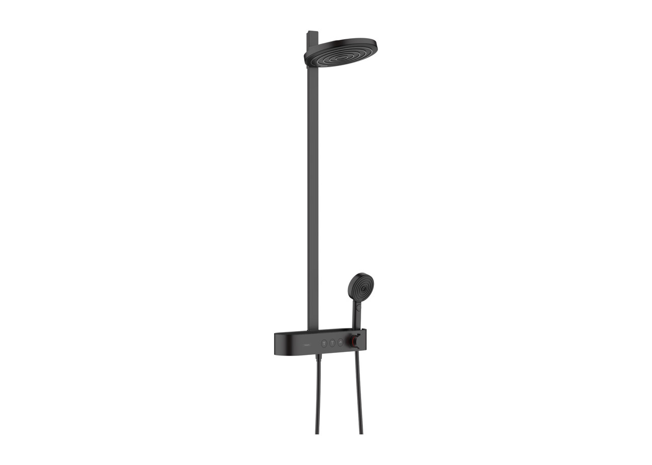 Душова система Pulsify S Showerpipe 260 2jet 400 EcoSmart, Matt Black (24241670)