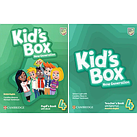 Комплект Kid's Box New Generation 4 Pupil's Book + WorkBook (Підручник + робочий зошит)