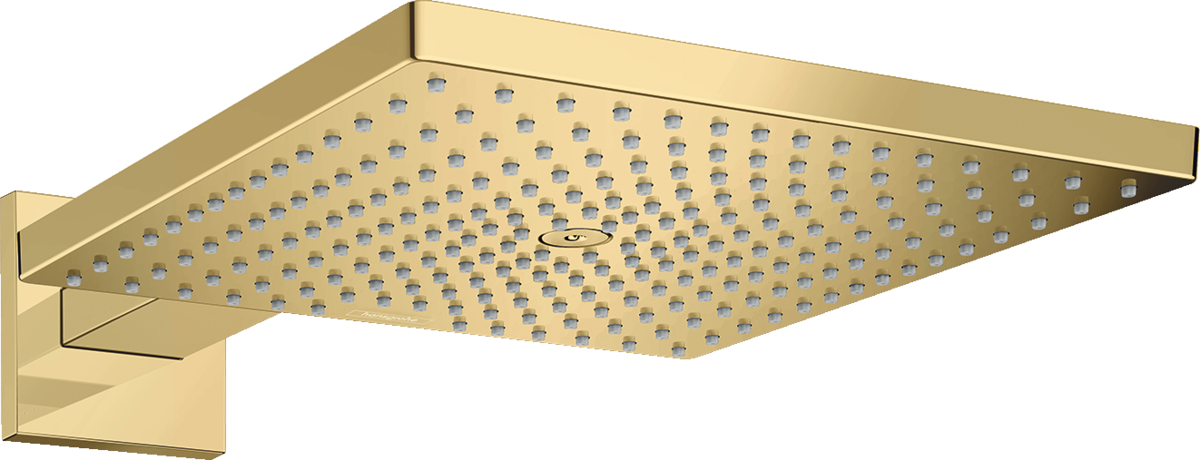 Верхній душ Raindance Select E 300 1jet Air з тримачем 390 мм, Polished Gold Optic (26238990)