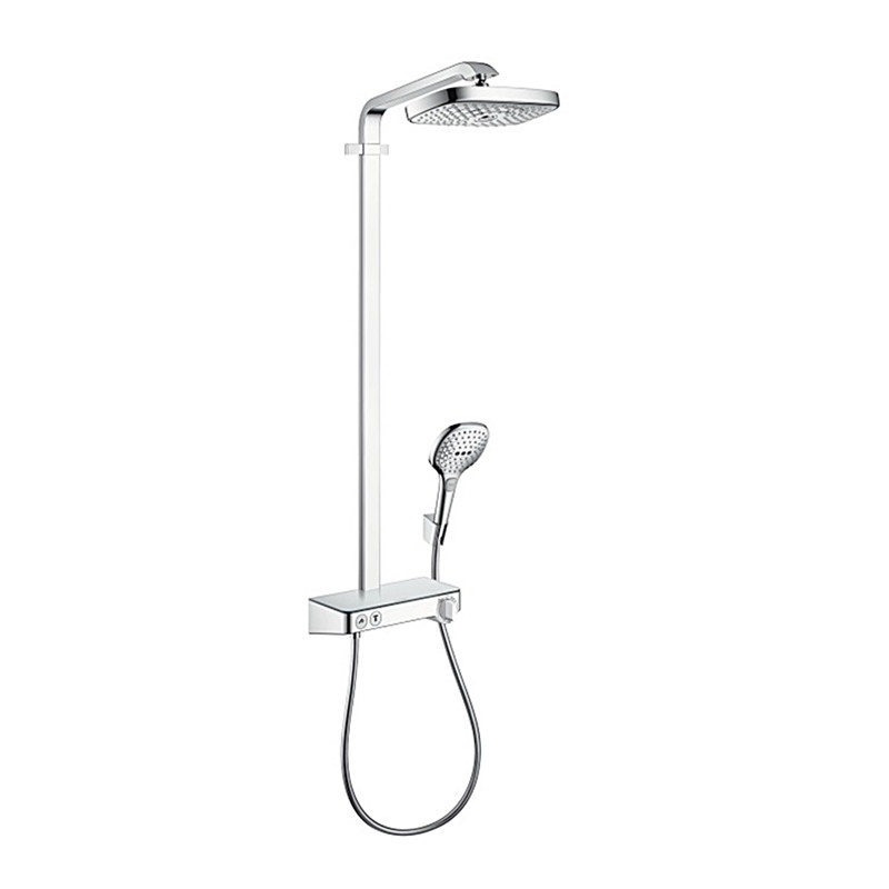 Душова система Raindance Select E 300 2Jet з термостатом ShowerTablet, White/Chrome (27126400)