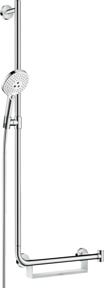 Душовий набір Raindance Select S 120/110 см 3Jet Left White/Chrome (26325400)