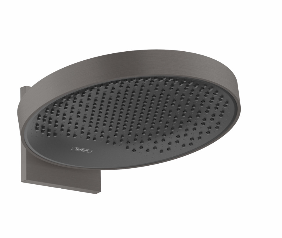 Верхній душ Rainfinity 360 1jet з тримачем Brushed Black Chrome (26230340)