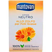 Мило із сіркою для жирної та проблемної шкіри Mantovani 100 г