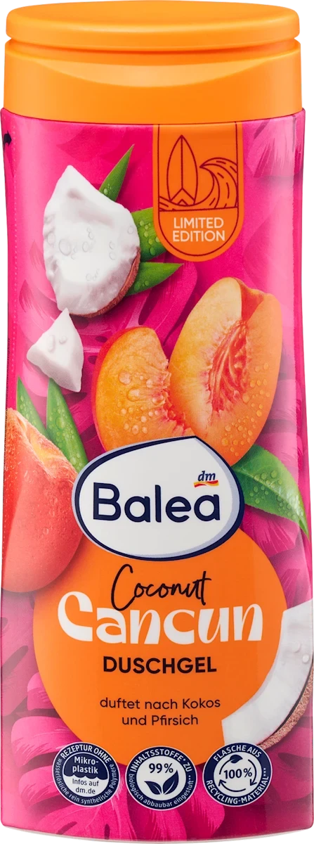 Гель для душу Balea Coconut Cancun, 300 мл
