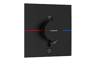Термостат прихованого монтажу ShowerSelect Comfort E HighFlow на 1 функцію, Matt Black (15575670)