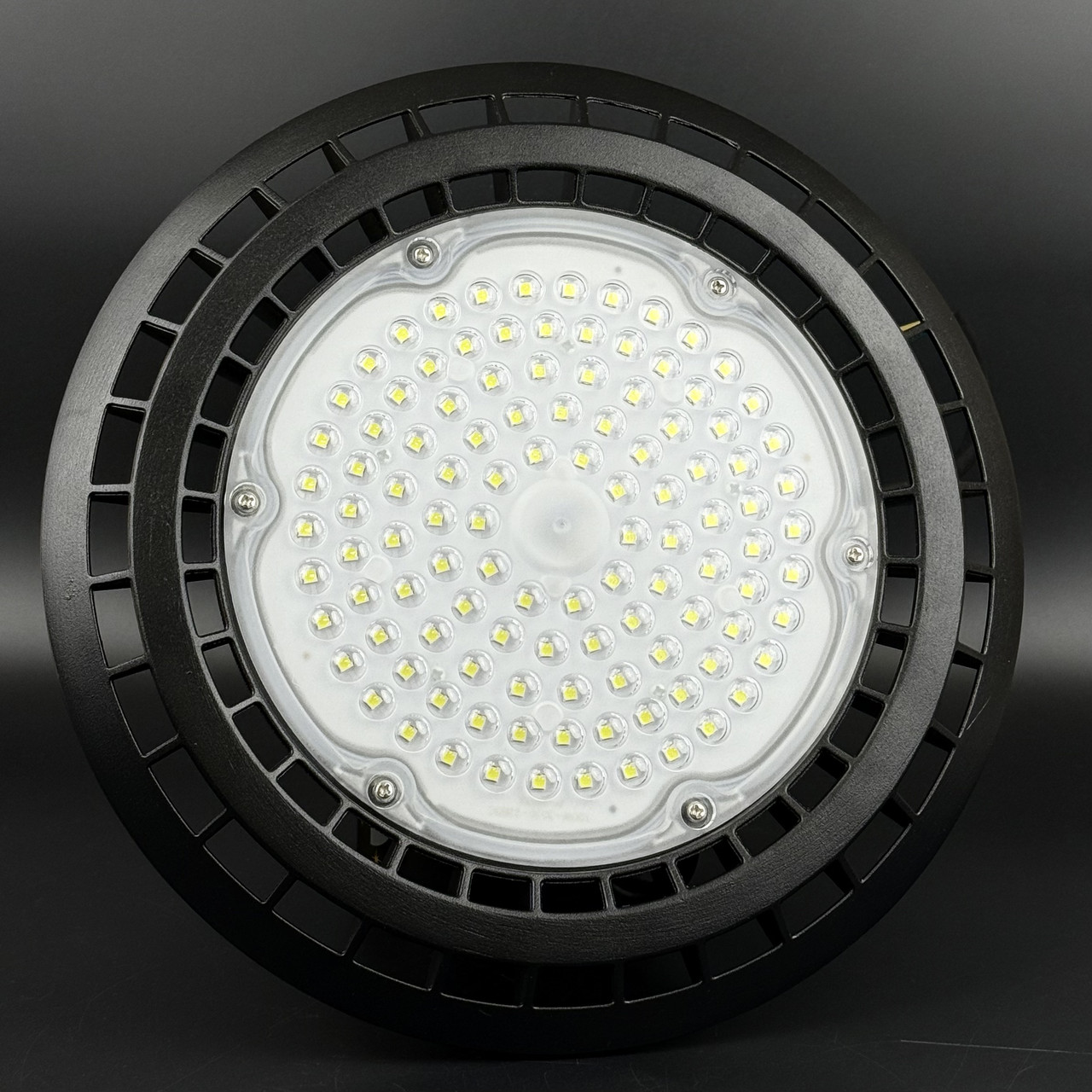 Світильник світлодіодний промисловий 100W 11000Lm IP65 6500К чорний