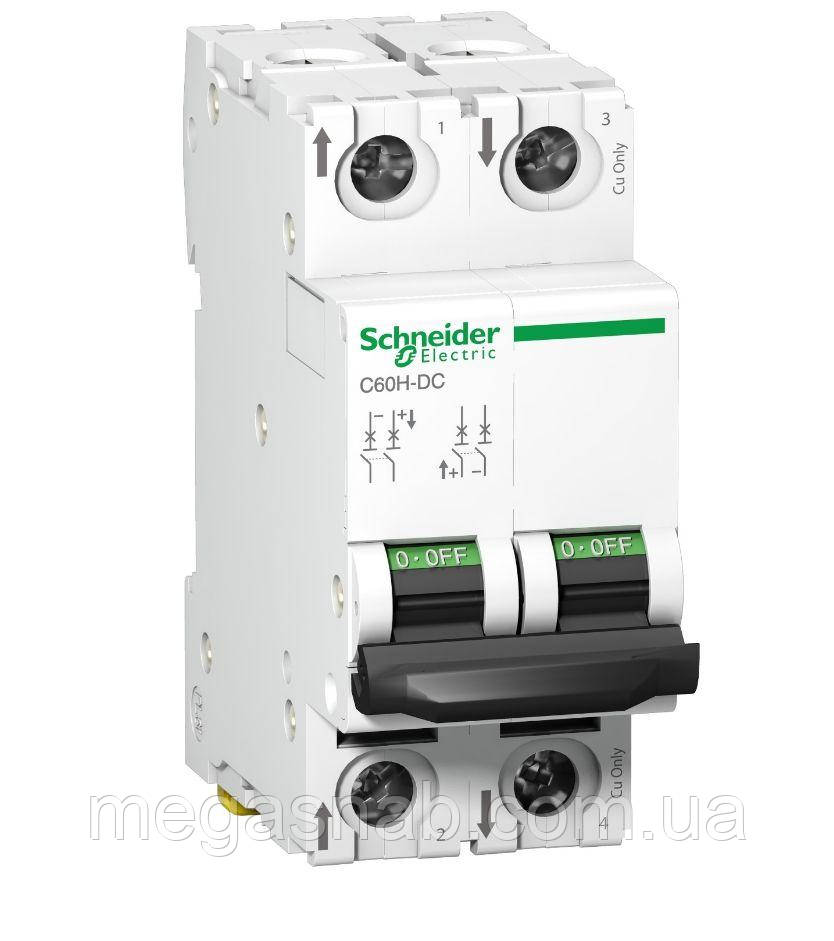 2р 20 А C60H-DC 500 B Schneider A9N61532