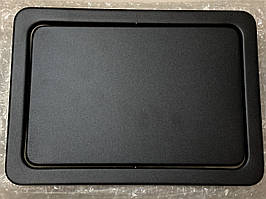 Кришка- люк з нержавіючої сталі для сміття, врізна в стільницю 230 мм х 165 мм (чорний)