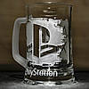 Пивний келих з гравіюванням Sony PlayStation, фото 2