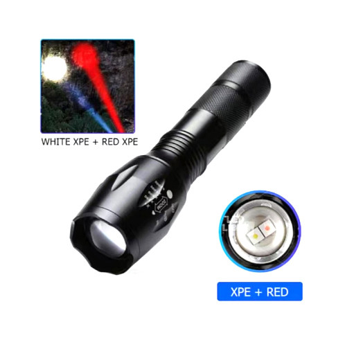 Акумуляторний ліхтар з червоним світлом 1831, фото 1