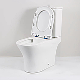 Унітаз-компакт Mixxus WAVE-0402-T3 650x350x830mm система змиву TORNADO 3.0 (MI7037), фото 6