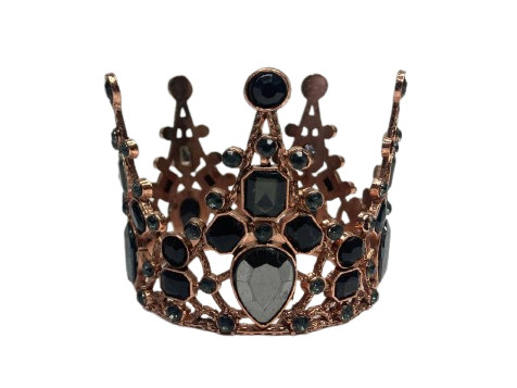 Металева корона ЧОРНА №2 маленька