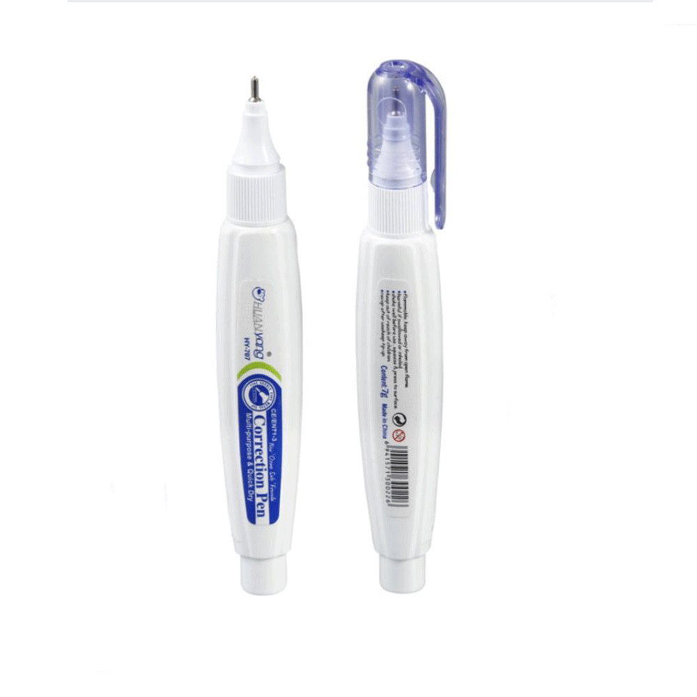 Коректор ручка HUANYANG 707  7 ml  0,8 мм 24 шт  металевим наконечником