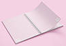Блокнот із рожевими сторінками в смужку LunaMoon №1 А5, 102 ст, фото 3
